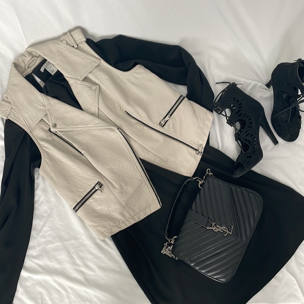 NWT Leather Vest